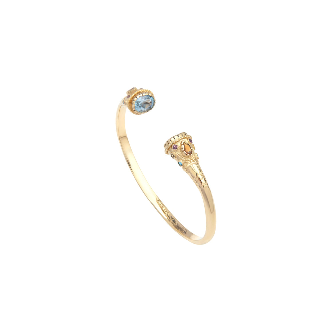 RAJAH Bracelet jonc Topaze - Doré 24 cts