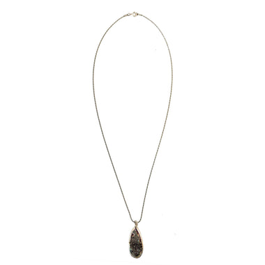 ROMAN Collier Verre Antique, Argent