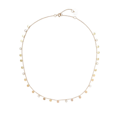 SALEM Collier Perle d'eau douce Argent 925 plaqué Or 24 carats