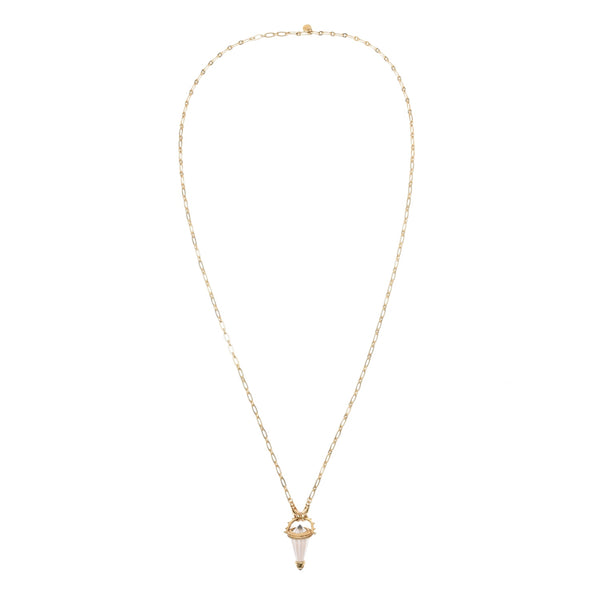 HEALING Sautoir Cristal de roche