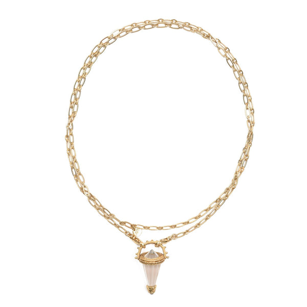 HEALING Sautoir Cristal de roche