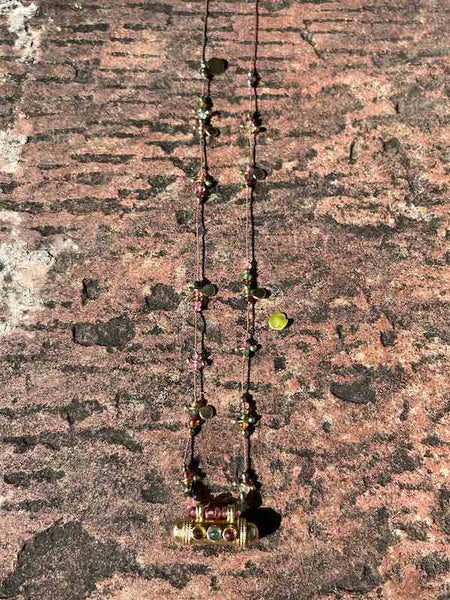 SECRET BEADS Collier Tourmalines