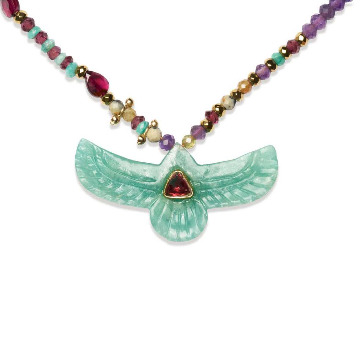 SHAMAN Collier Phoenix Sacré Amazonite