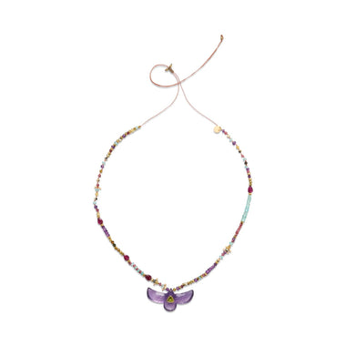 SHAMAN Collier Phoenix Sacré Améthyste