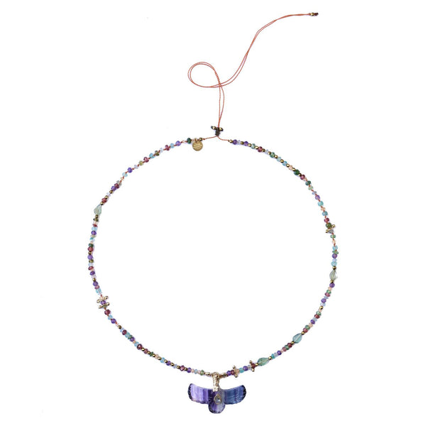 SHAMAN Collier Phoenix Sacré Fluorite