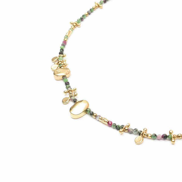 SHIVA Collier Rubis Zoisite
