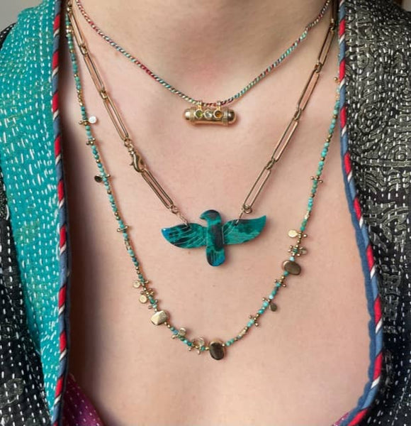 SHIVA Collier Turquoise
