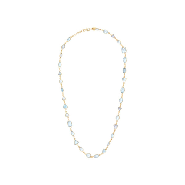 SPARKS Collier Topazes, doré 24 cts