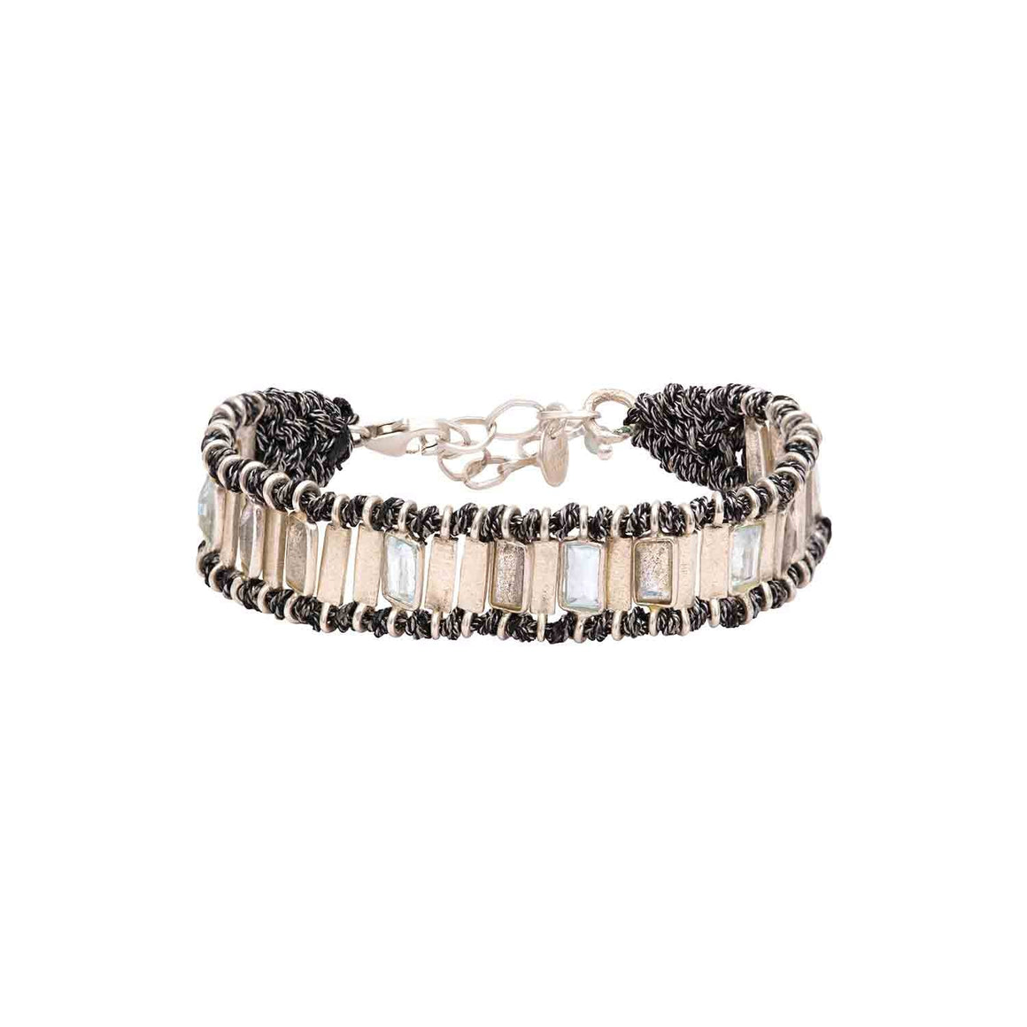 STORM Bracelet, Topaz & Labradorite, Sterling Silver