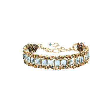 STROMBOLI Bracelet Topaze, Argent plaqué or