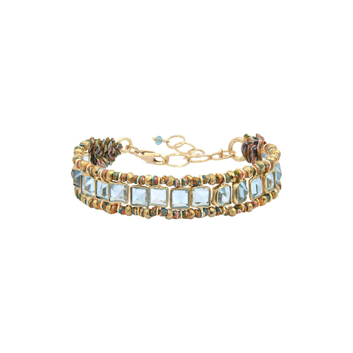 STROMBOLI Bracelet Topaze, Argent plaqué or