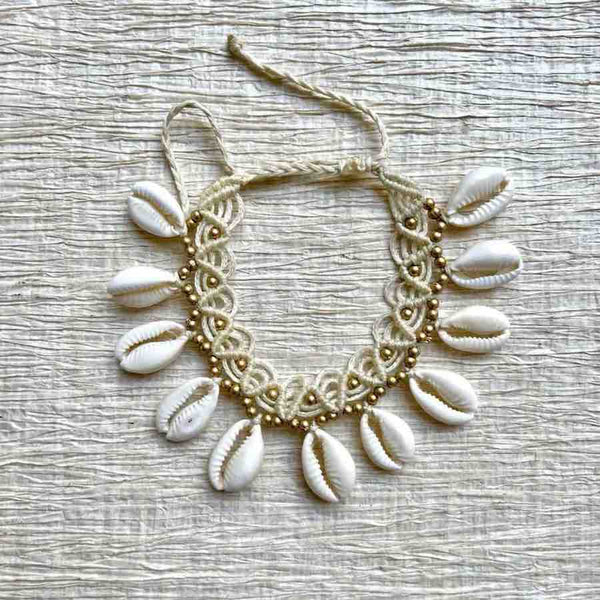 SUMMER Bracelet de chevilles Cauris - Cliquez pour voir les différentes couleurs