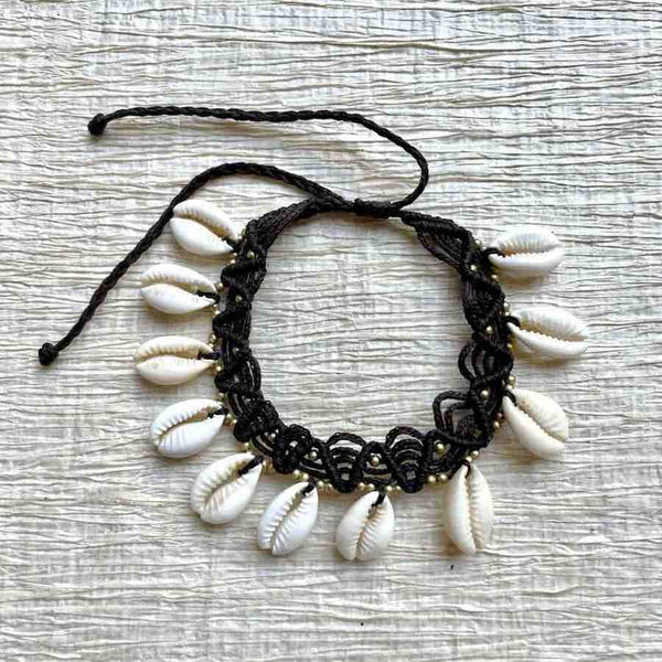 SUMMER Bracelet de chevilles Cauris - Cliquez pour voir les différentes couleurs