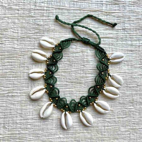 SUMMER Bracelet de chevilles Cauris - Cliquez pour voir les différentes couleurs