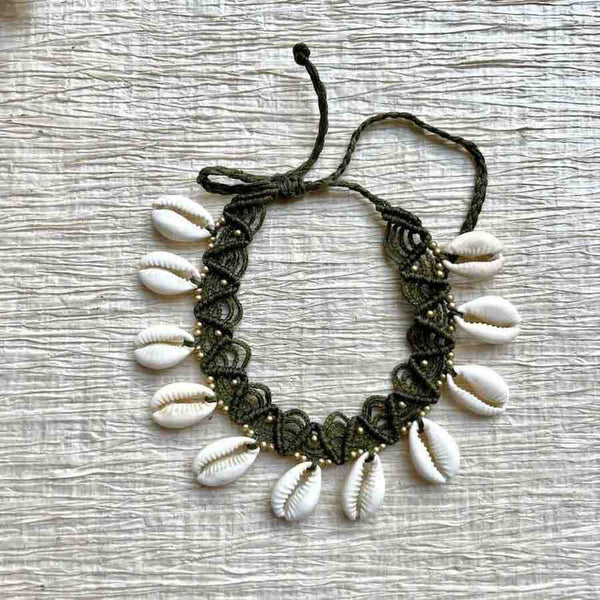 SUMMER Bracelet de chevilles Cauris - Cliquez pour voir les différentes couleurs