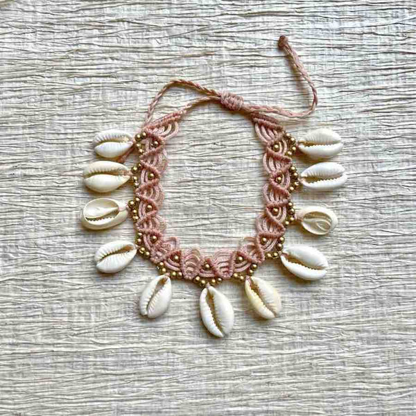 SUMMER Bracelet de chevilles Cauris - Cliquez pour voir les différentes couleurs