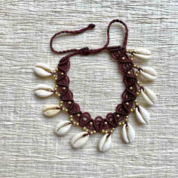 SUMMER Bracelet de chevilles Cauris - Cliquez pour voir les différentes couleurs