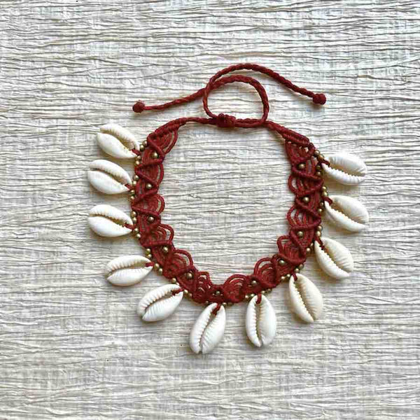 SUMMER Bracelet de chevilles Cauris - Cliquez pour voir les différentes couleurs