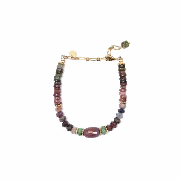 SWANN Bracelet Rubis Tourmalines