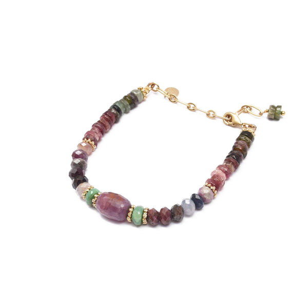 SWANN Bracelet Rubis Tourmalines