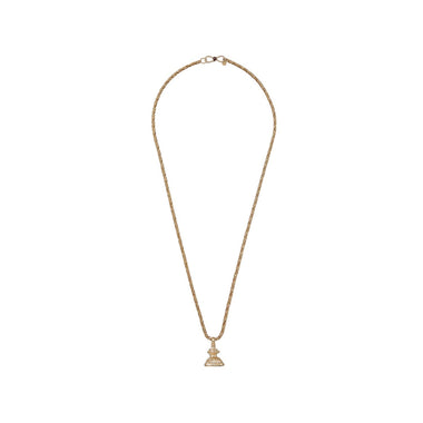 HYPNOTIC SEAL Sautoir Sceau Labradorite - Doré 24 cts