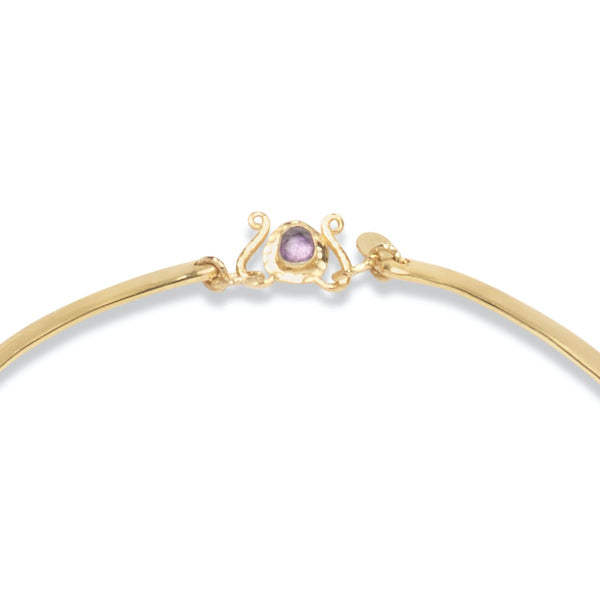 TAHNEE Collier Torque doré 24 cts