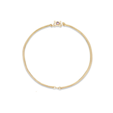 TAHNEE Collier Torque doré 24 cts