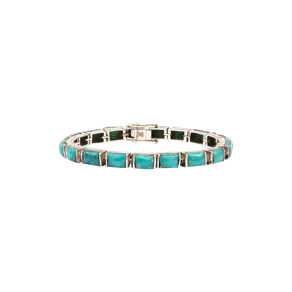 TULUM Bracelet Turquoise, Argent 925