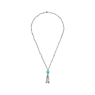 TRIBE Sautoir multi-pierres et Turquoise