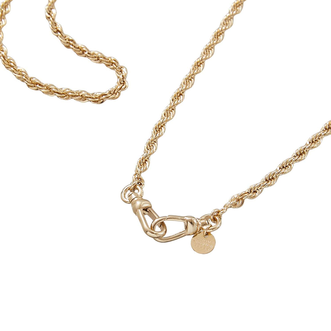 SWIRL Chaîne torsadée pour charm's - Plaqué or 24 cts