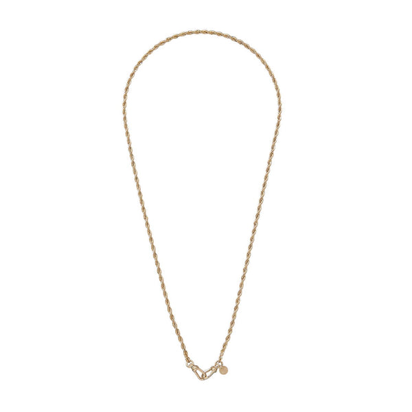 SWIRL Chaîne torsadée pour charm's - Plaqué or 24 cts