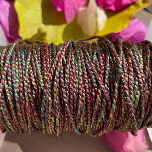 SECRET Collier Cordon Amulette Tourmalines