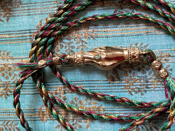 HARMONY Bracelet multitours cordon plaqué or