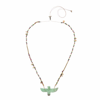 PHOENIX PERLE collier Chrysoprase