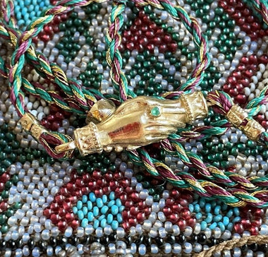 HARMONY Bracelet multitours cordon plaqué or