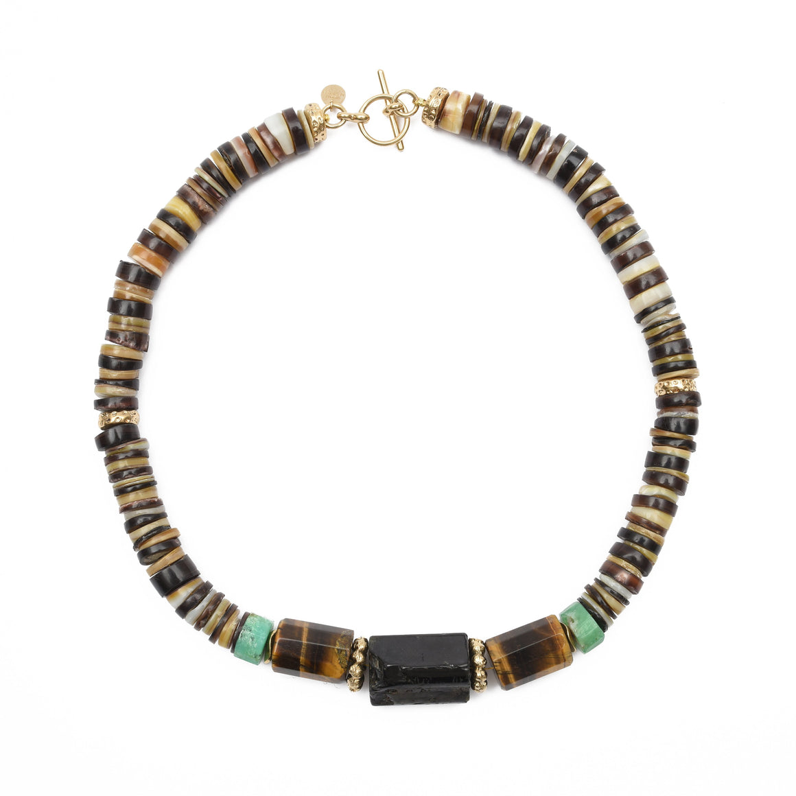 LAZIO Collier Puka Tourmaline