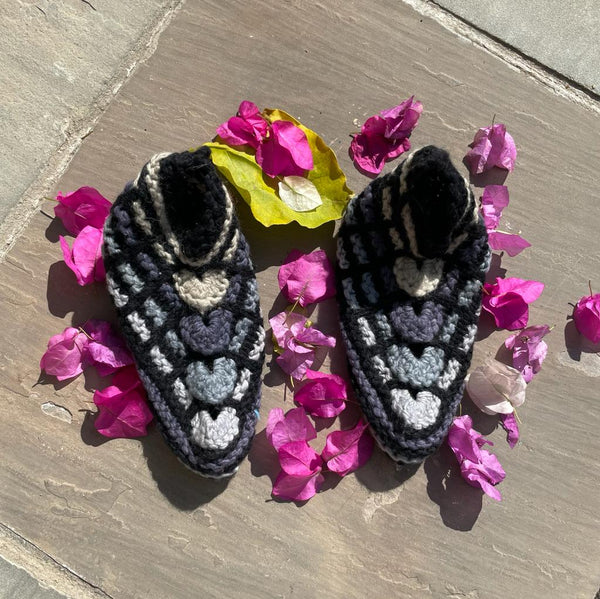 Chaussons en laine, plusieurs coloris disponibles